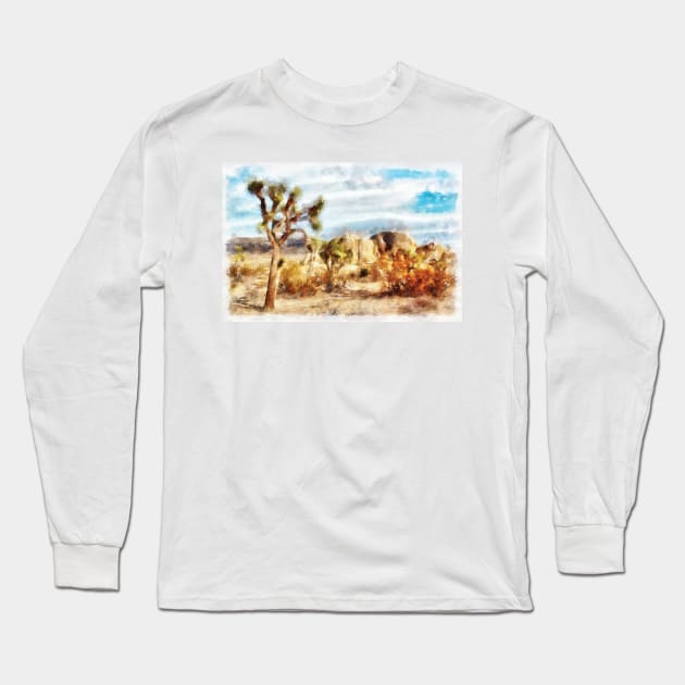 Joshua Tree Long Sleeve T-Shirt by Ryan Rad